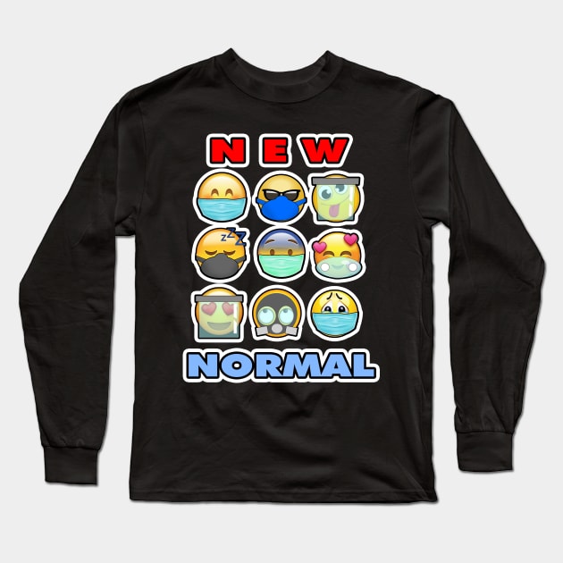 26 New Normal Emoji Long Sleeve T-Shirt by ChuyDoesArt